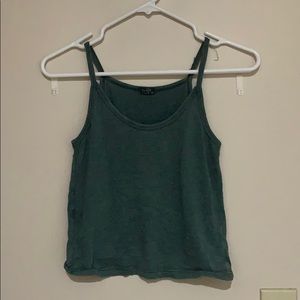 Blue John Galt crop tank top